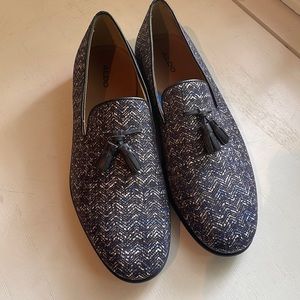 Aldo Tassled Loafers US 10 Worn Once EUC Summer Blue Navy Casual